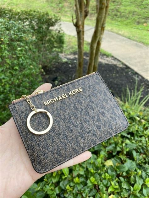 michael kors keyring|michael kors keychain wallet.